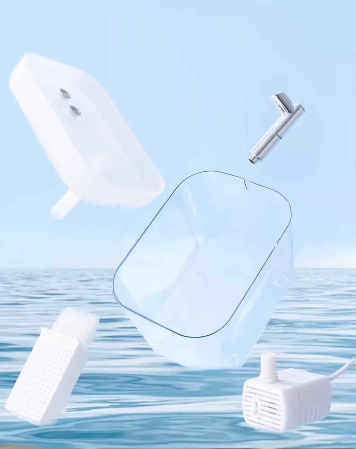 Pet Water Fountain – Running Tap Design - OKIEEPET