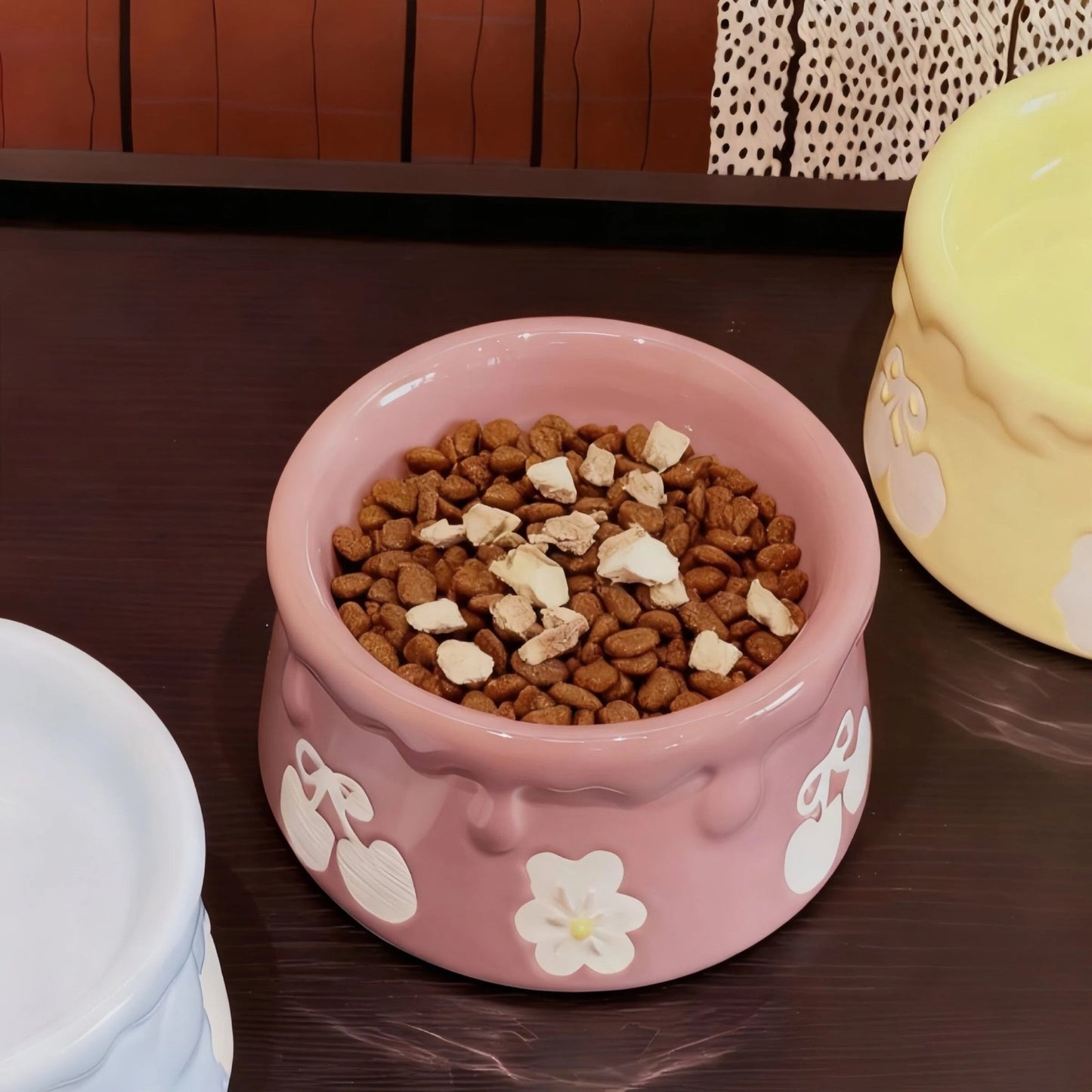 Pre - Order: Sweet Drip Ceramic Pet Bowl - OKIEEPET