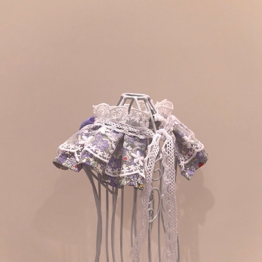 Vintage Floral Accessroies - Purple - OKIEEPET