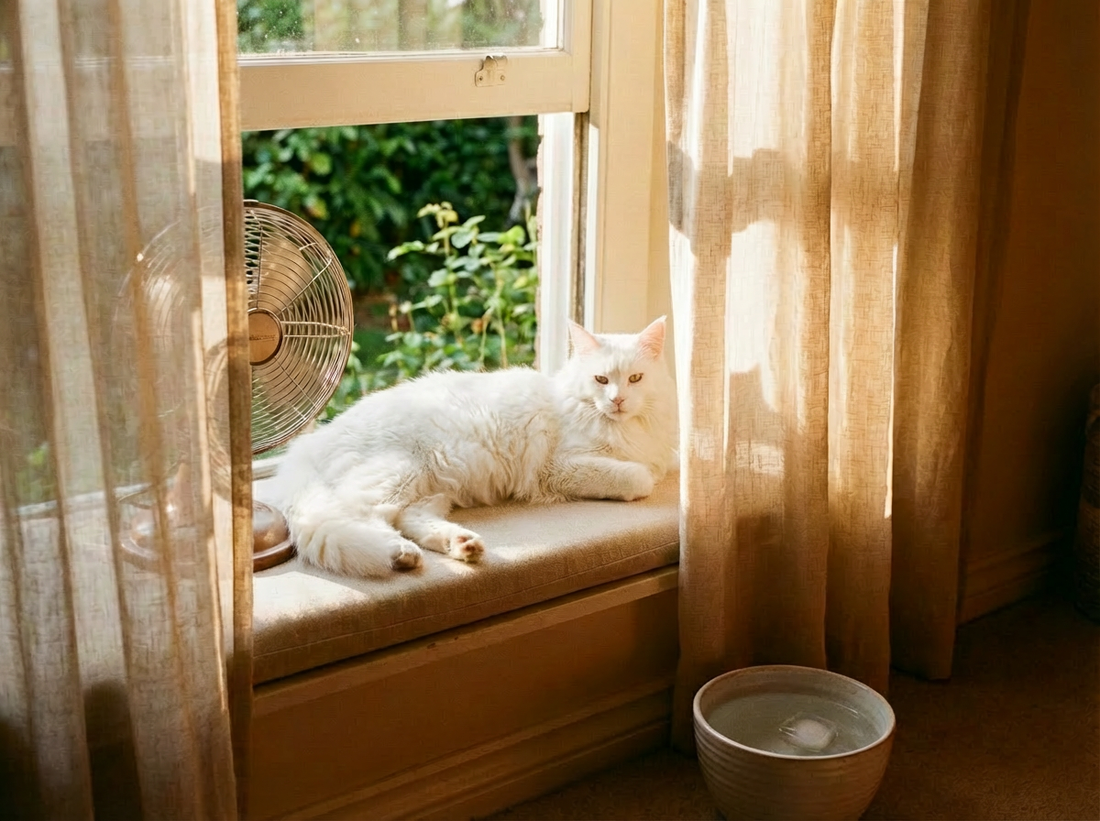 Let Your Cat Keep Cool in Summer
