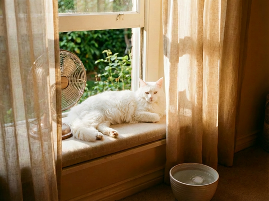 Let Your Cat Keep Cool in Summer