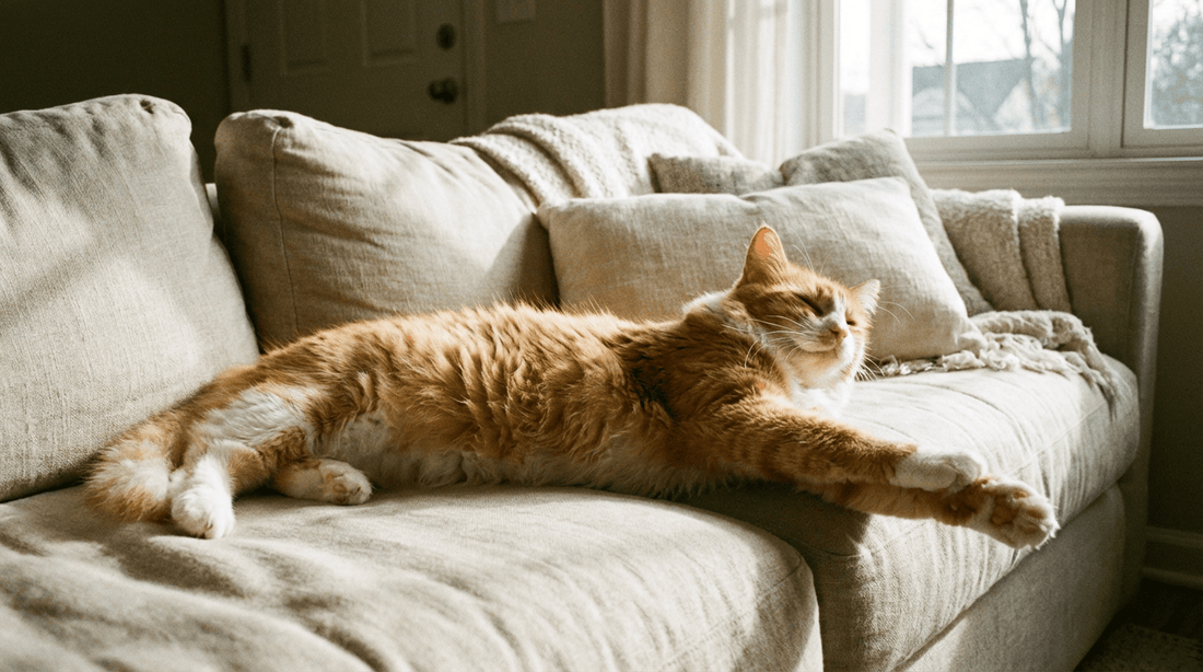 Is Your Cat the “King of the Couch”? 5 Easy Ways to Boost Their Body & Mind