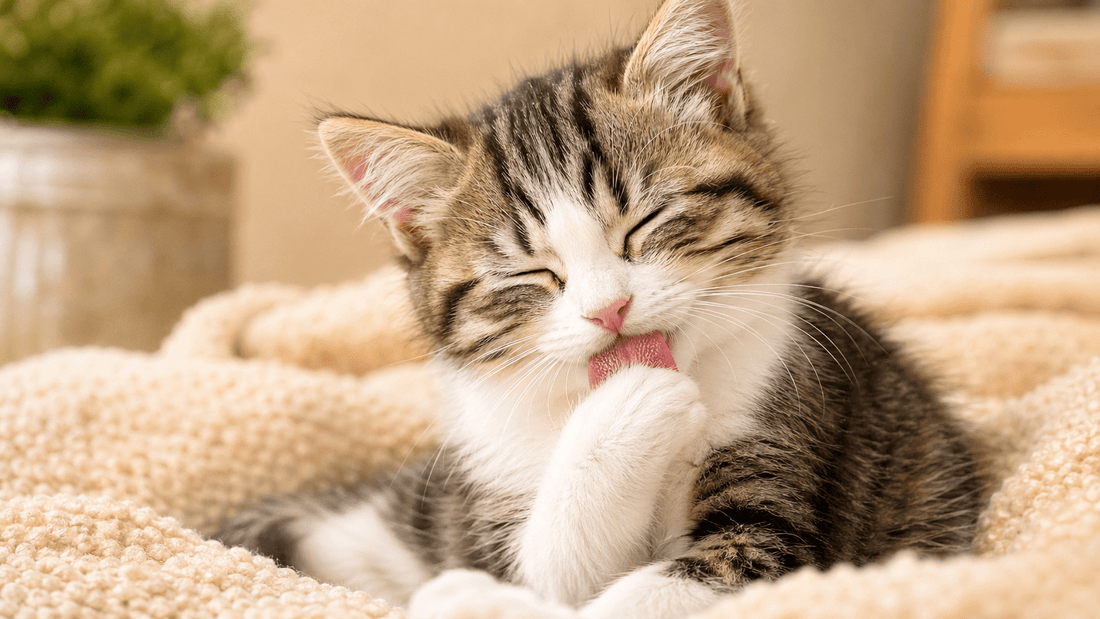 Why Do Cats Groom Themselves? Understanding Fur Licking and Face Washing - OKIEEPET