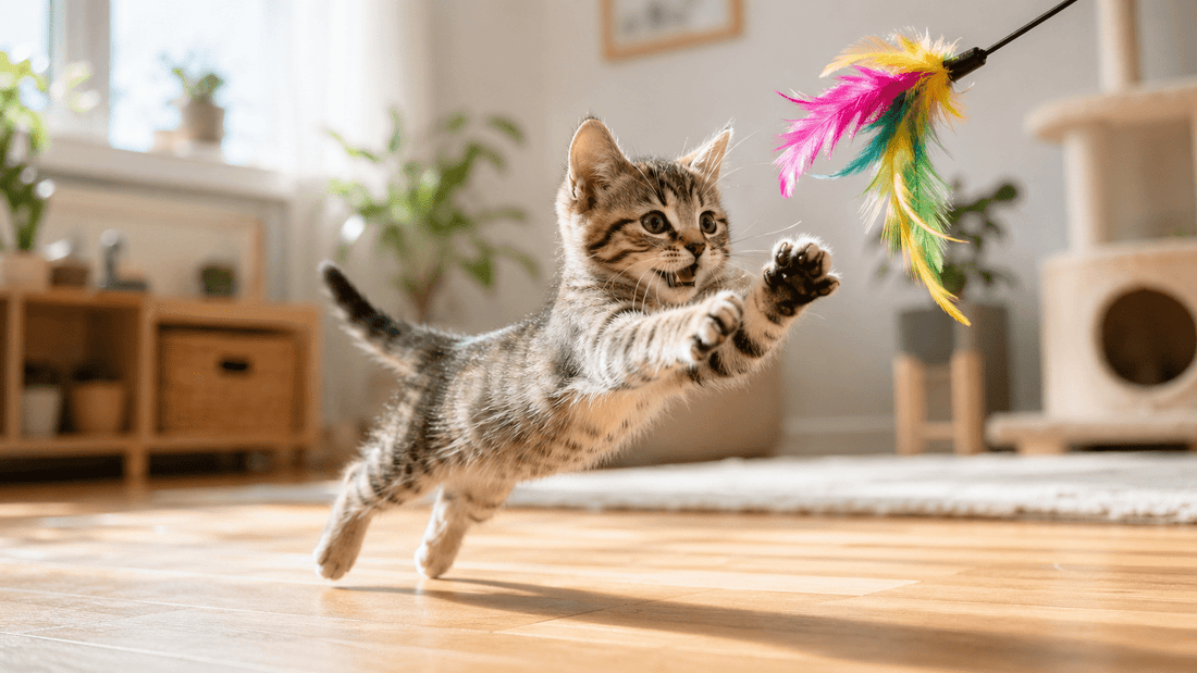 Why Do Kittens Love Wand Toys? Benefits of Teaser Toys for Cats - OKIEEPET