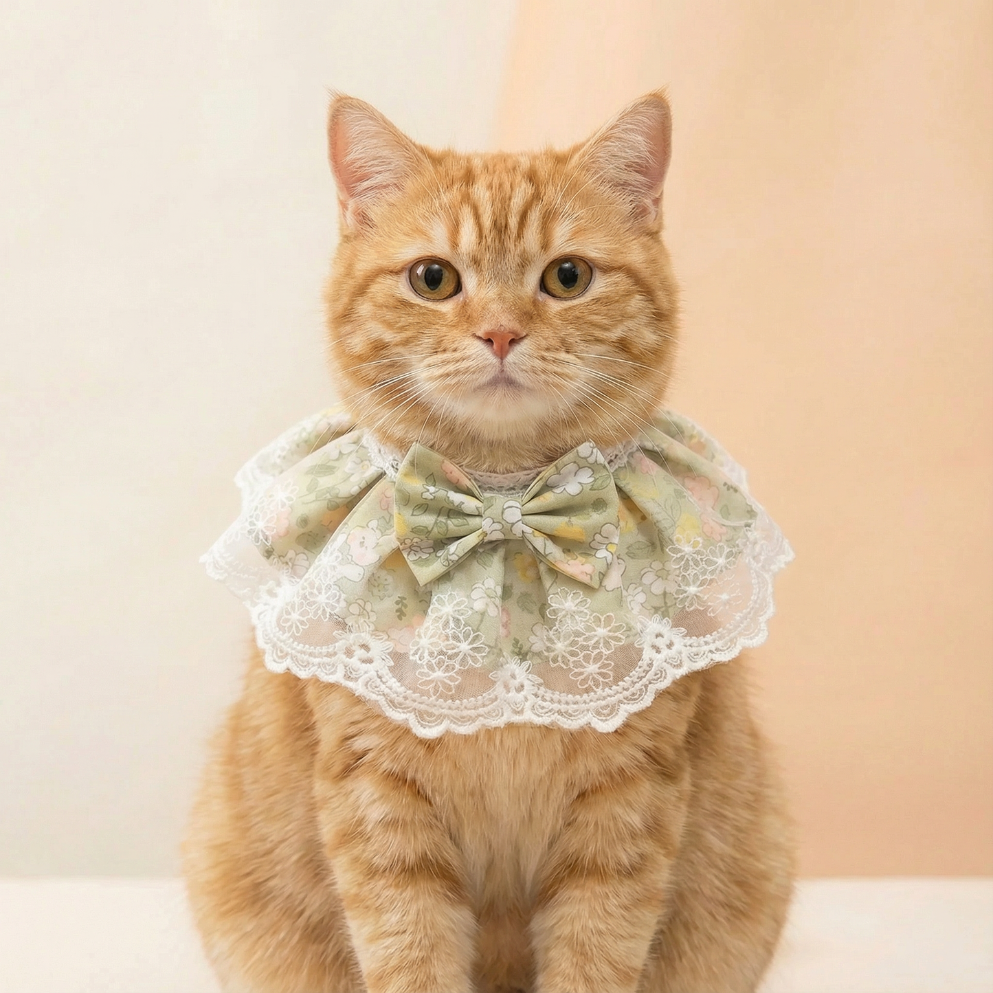 Vintage Floral Accessories, Cute collars, bows & outfit accents for cats and small dogs, stylish and comfortable - OKIEEPET