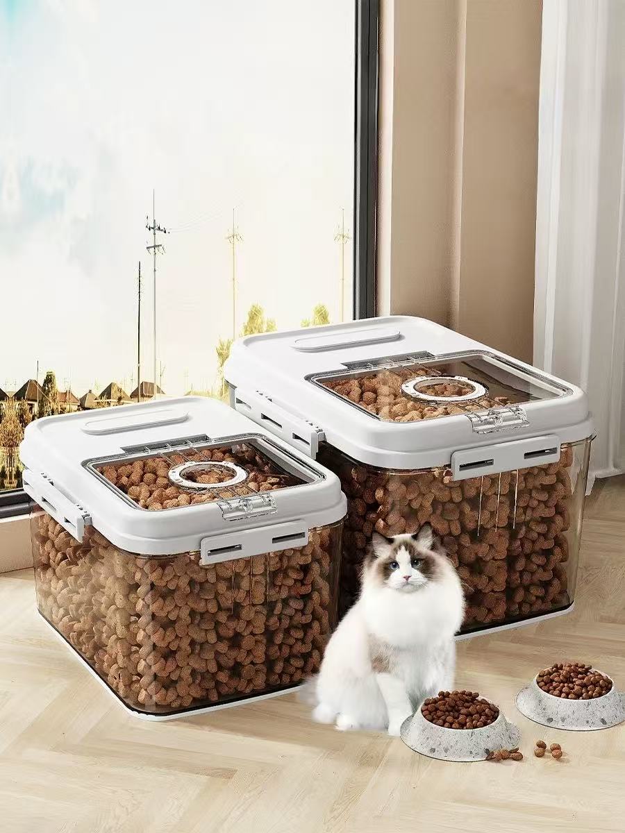 Airtight Pet Food Storage Container with Date Tracker - OKIEEPET