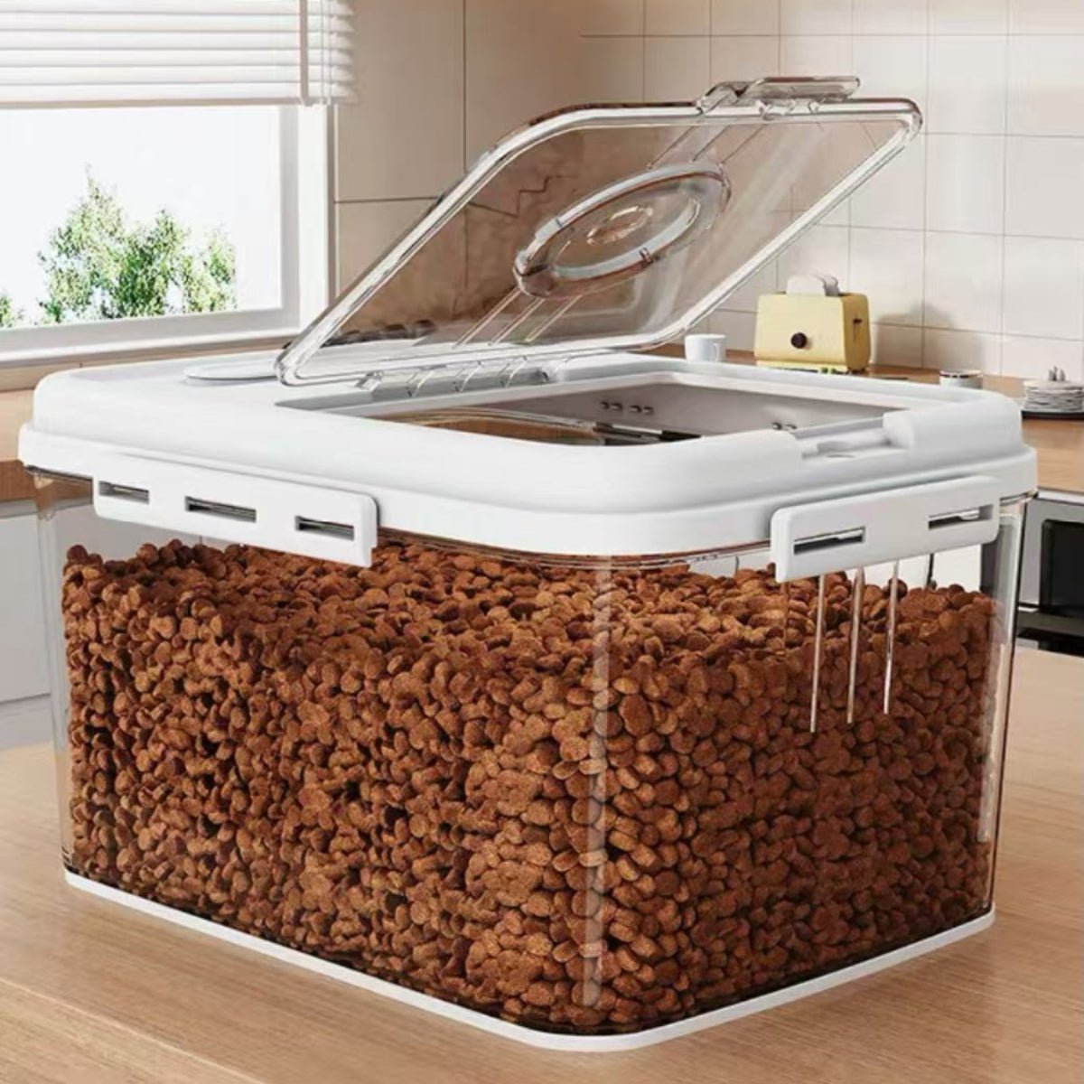 Airtight Pet Food Storage Container with Date Tracker - OKIEEPET