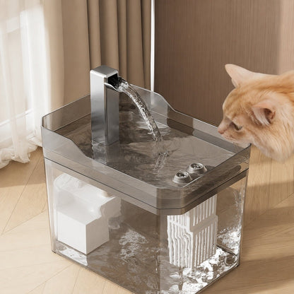 Aster Acrylic Pet Water Fountain - OKIEEPET