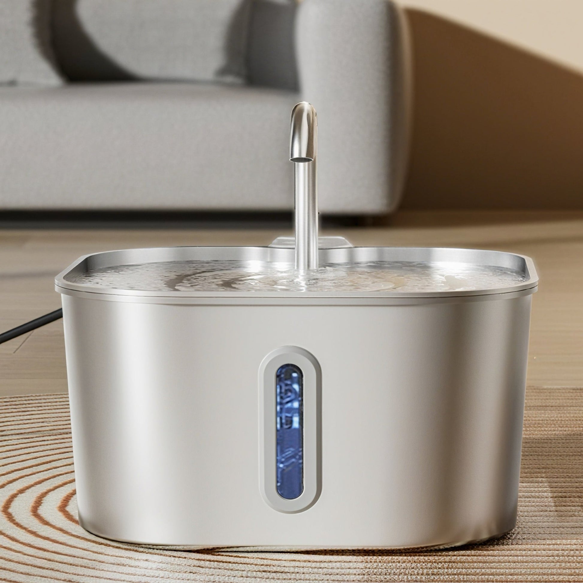 Aster Pro Stainless Steel Pet Water Fountain - OKIEEPET