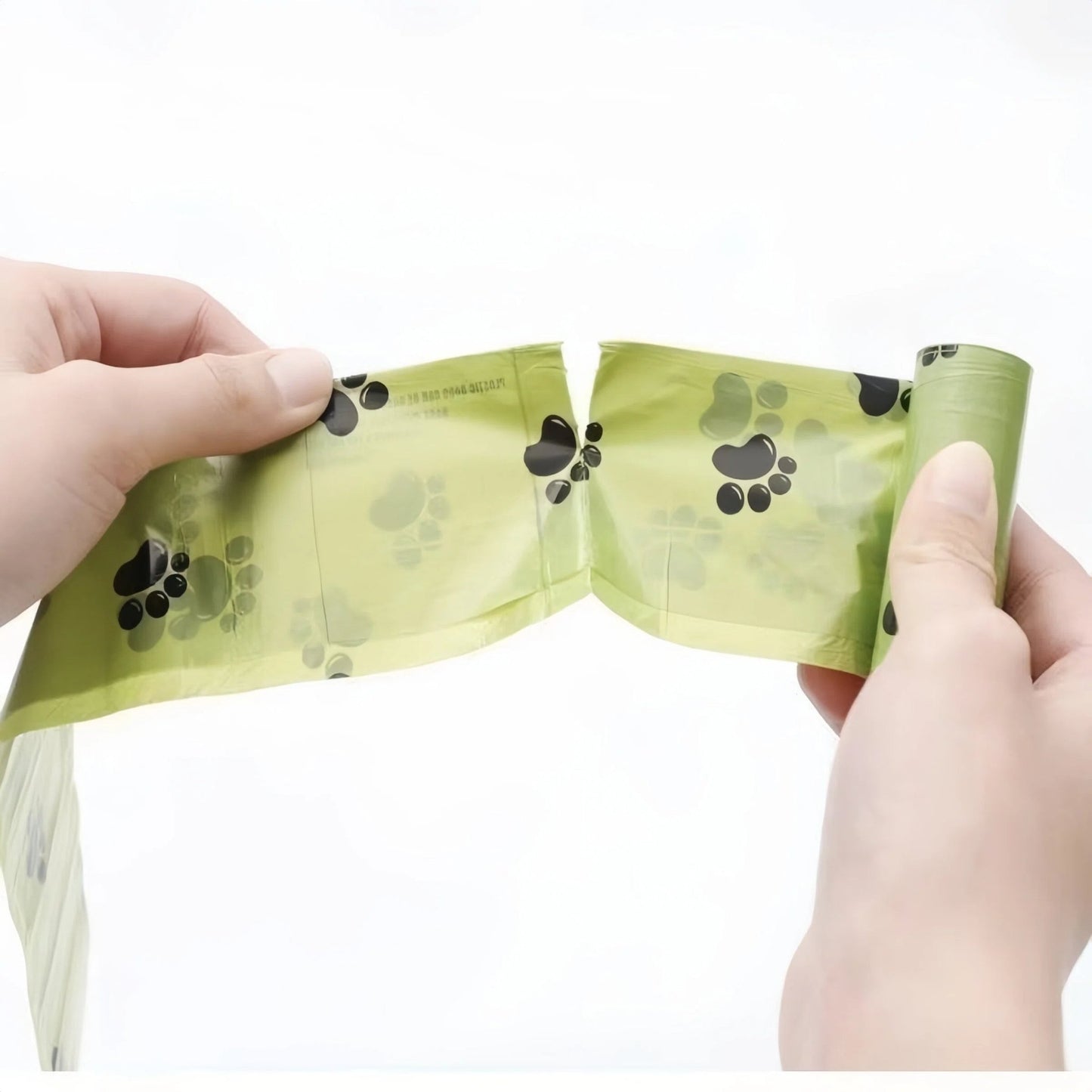 Biodegradable Pet Waste Bag Roll – Paw Print Design (Single Roll) - OKIEEPET
