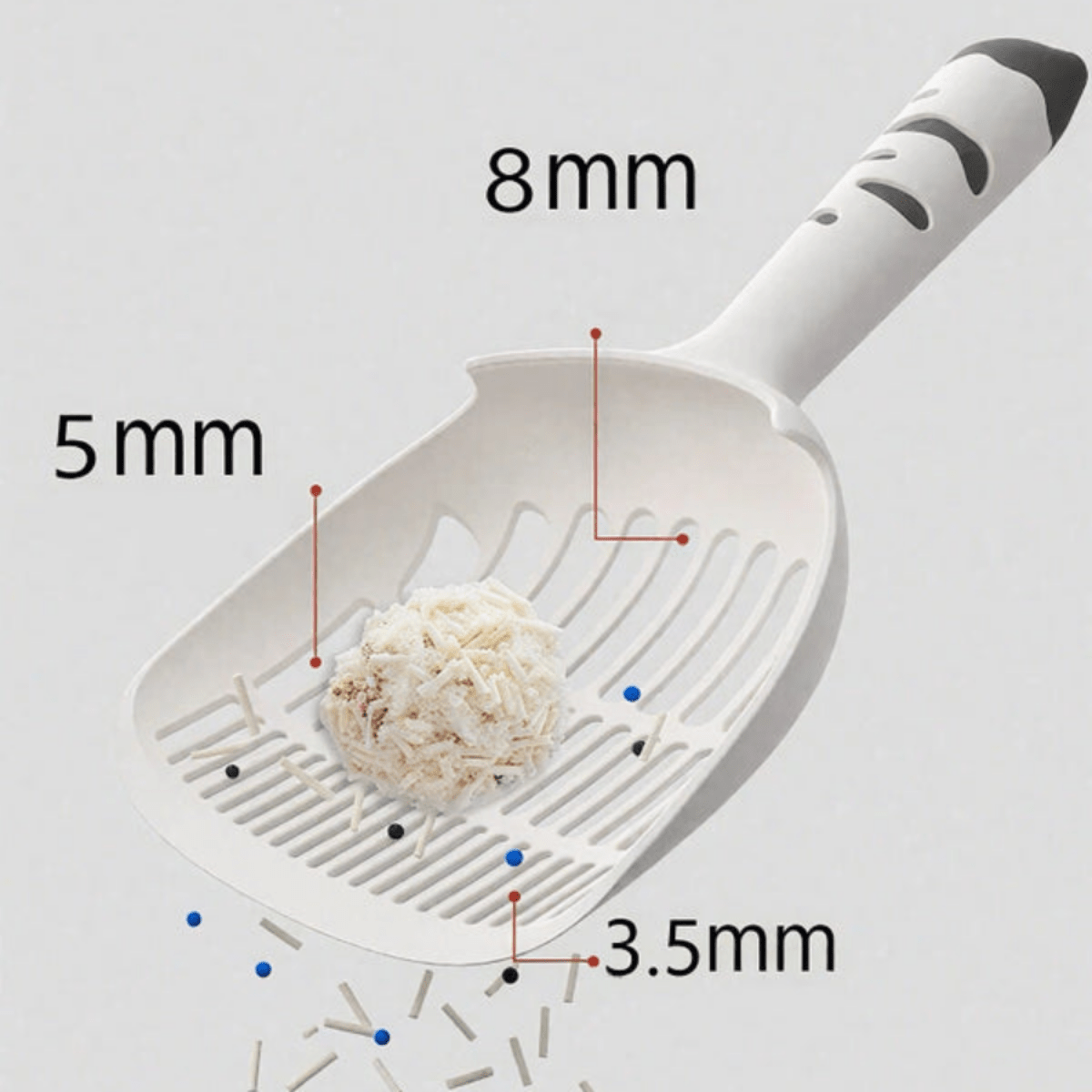 Cat Litter Scoop With Fine Holes - OKIEEPET