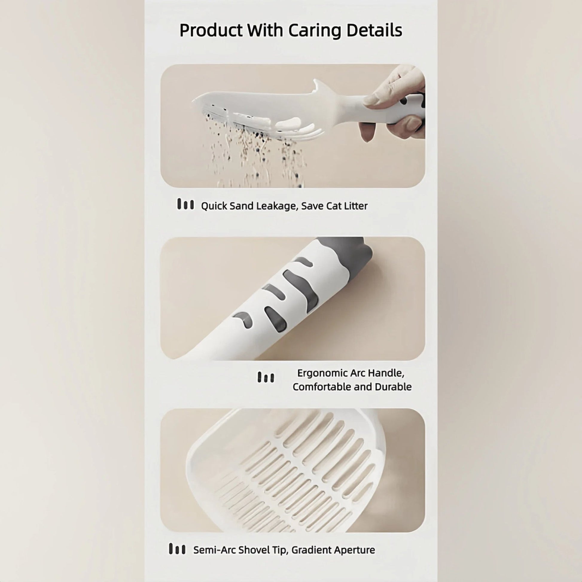 Cat Litter Scoop With Fine Holes - OKIEEPET