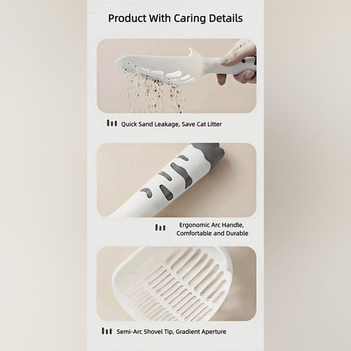 Cat Litter Scoop With Fine Holes - OKIEEPET