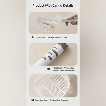 Cat Litter Scoop With Fine Holes - OKIEEPET