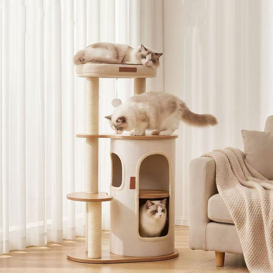 Lunora Cocoon Cat Tree - OKIEEPET