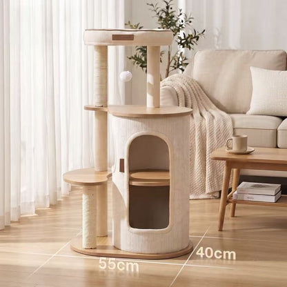 Lunora Cocoon Cat Tree - OKIEEPET