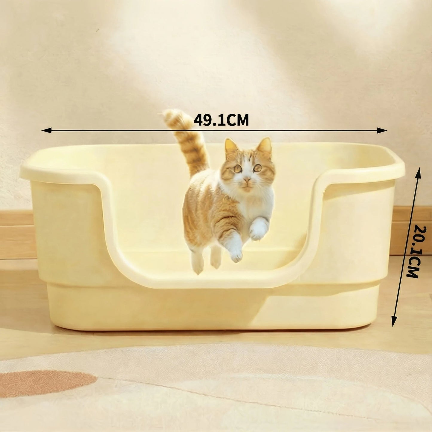 LitterCore U-Open Cat Litter Tray - OKIEEPET
