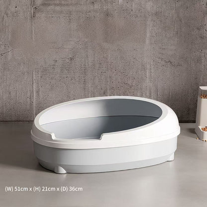 PawVault Open-Top Cat Litter Tray - OKIEEPET