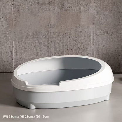 PawVault Open-Top Cat Litter Tray - OKIEEPET