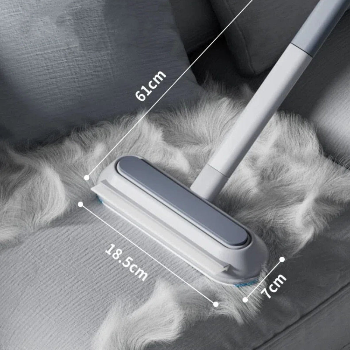 Pet Hair Removal Brush with Long Handle - OKIEEPET