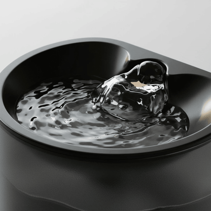 Pet Water Fountain with Natural Spring Flow Black & Green - OKIEEPET
