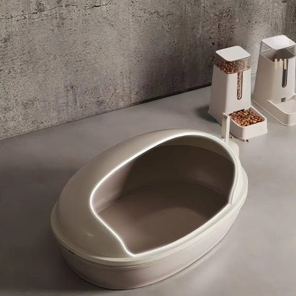 PawVault High-Wall Cat Litter Box - OKIEEPET