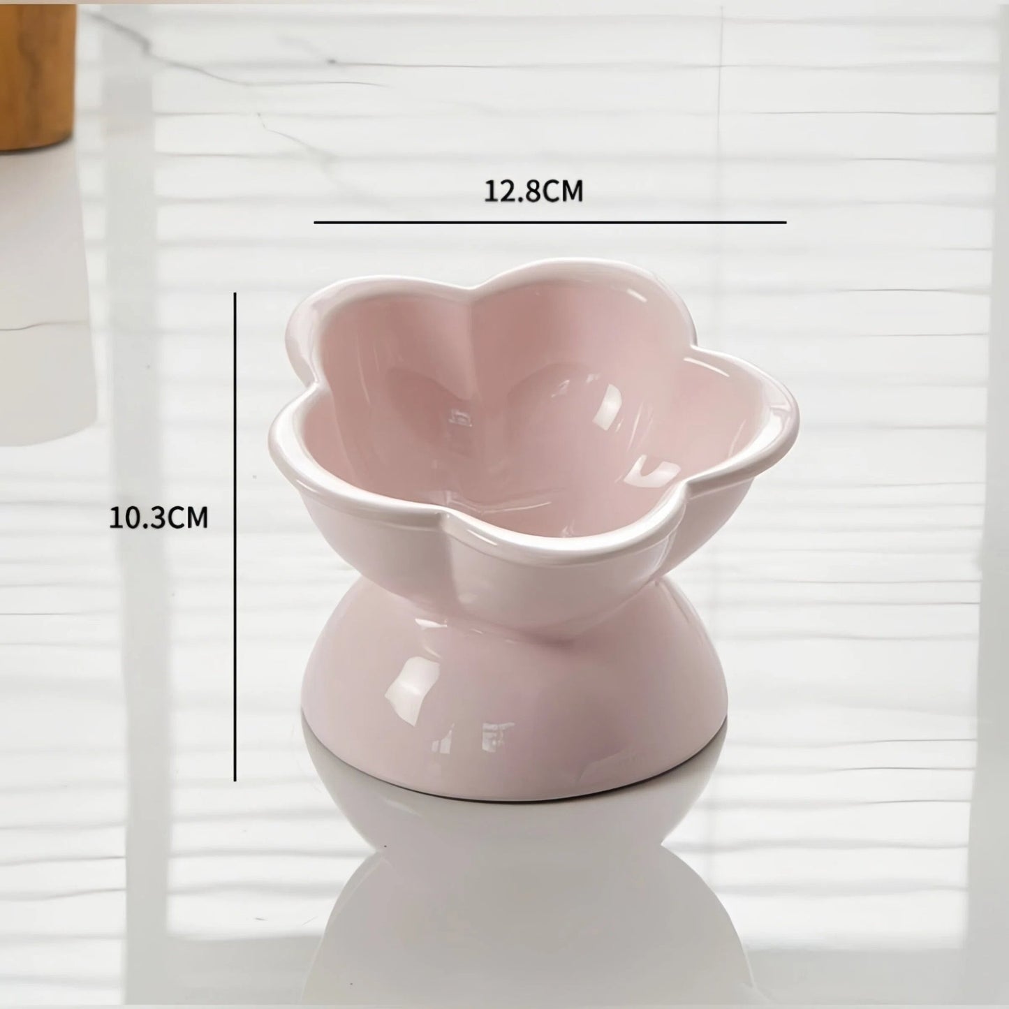 Pre - Order: Elevated Tilted Ceramic Cat Bowl - OKIEEPET