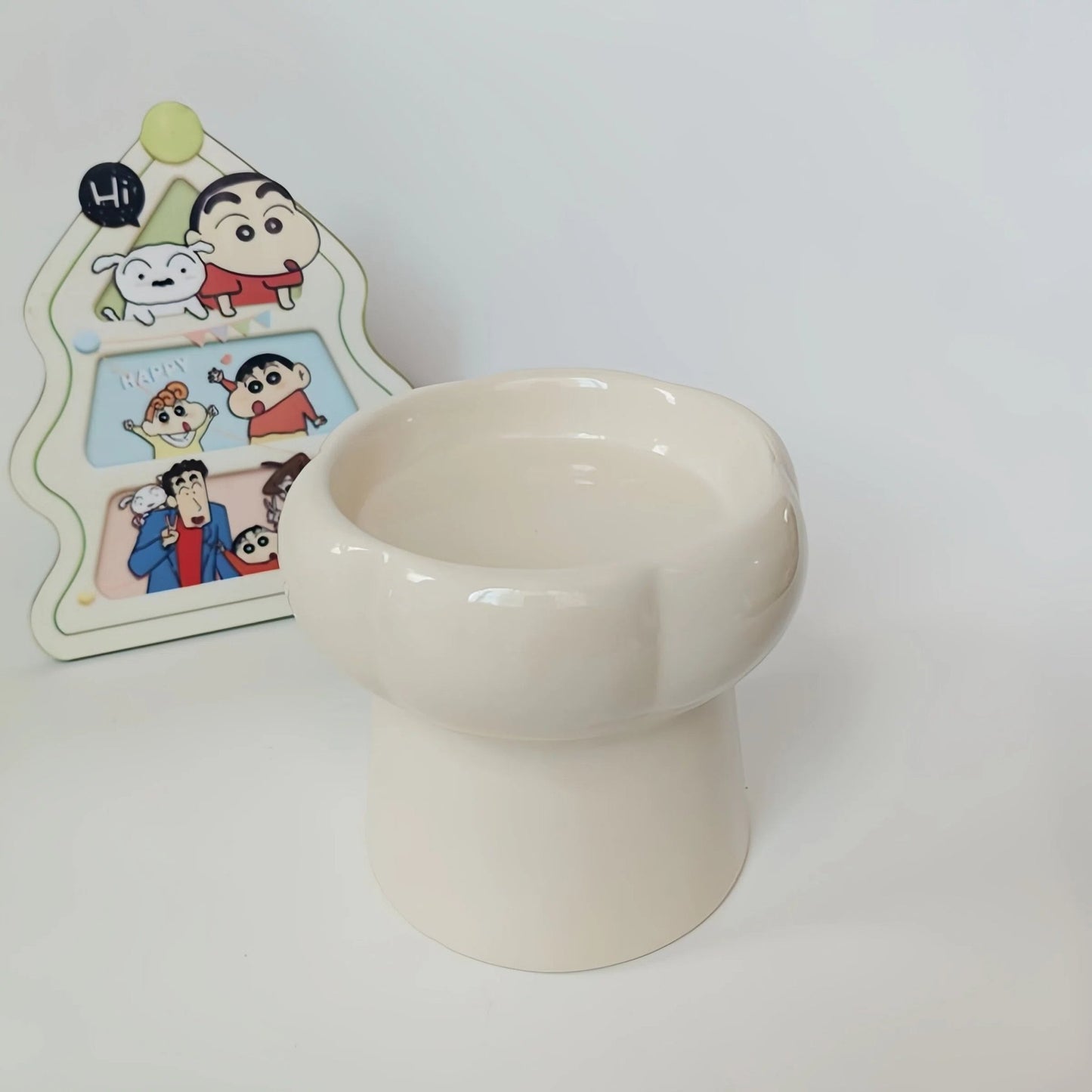 Pre - Order: Mini Donut Elevated Ceramic Pet Bowl – 12cm - OKIEEPET