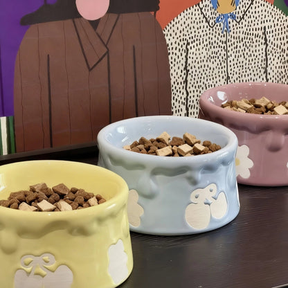 Pre - Order: Sweet Drip Ceramic Pet Bowl - OKIEEPET