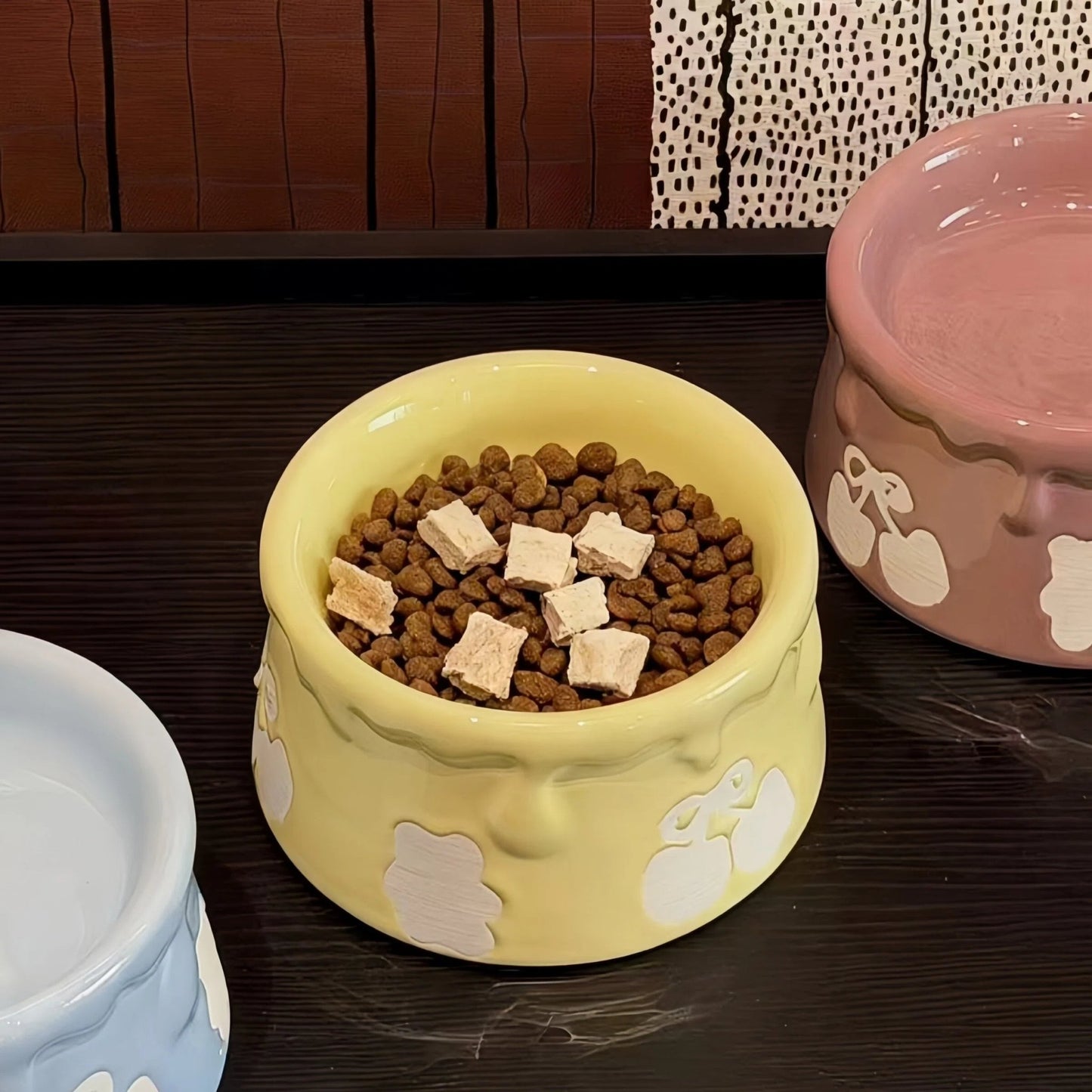 Pre - Order: Sweet Drip Ceramic Pet Bowl - OKIEEPET