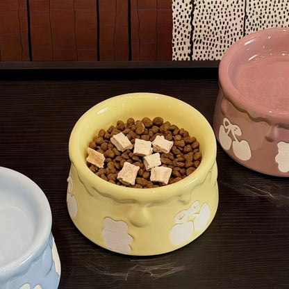 Pre - Order: Sweet Drip Ceramic Pet Bowl - OKIEEPET