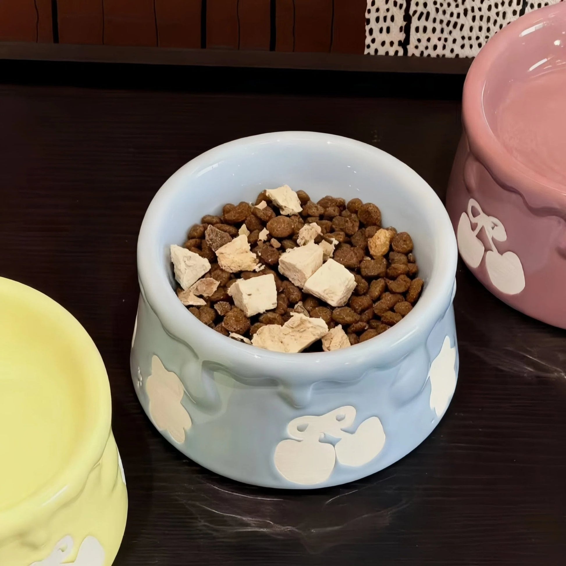 Pre - Order: Sweet Drip Ceramic Pet Bowl - OKIEEPET