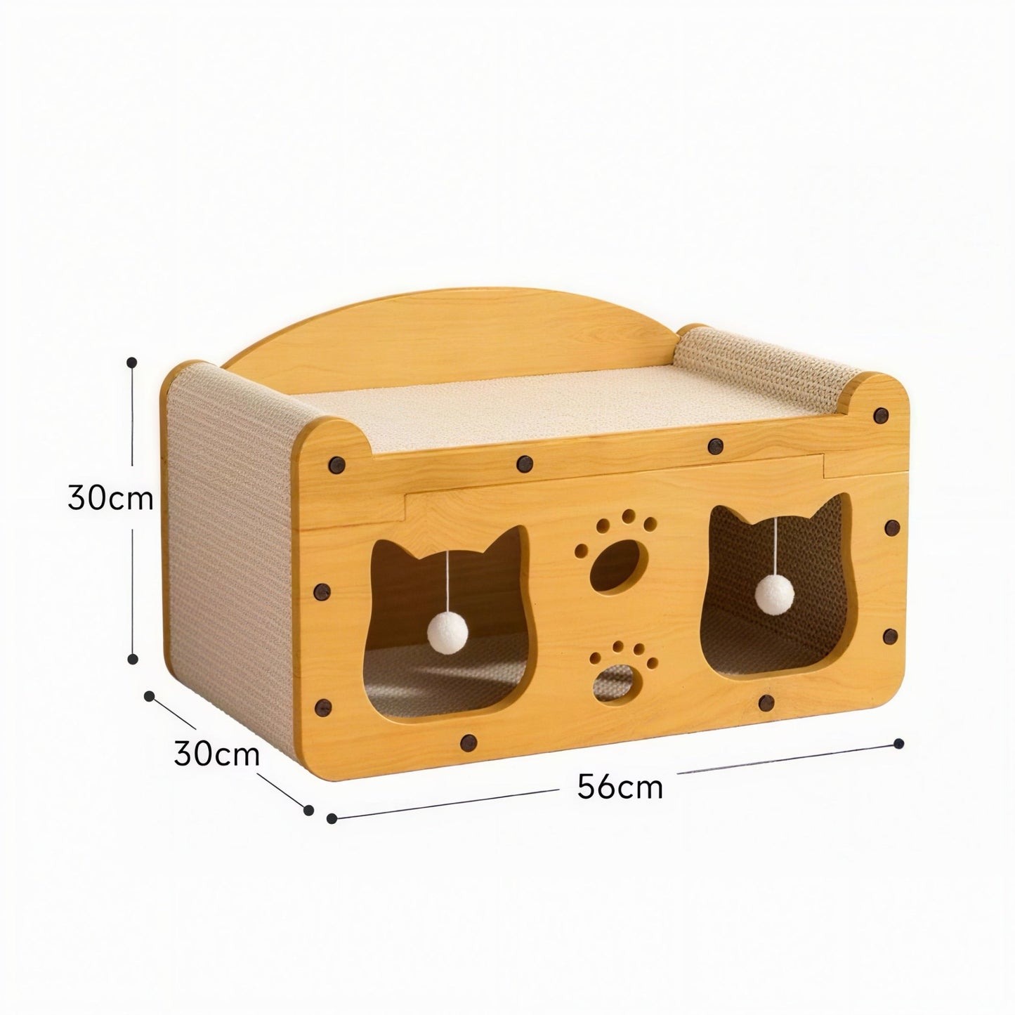 ScratchNest Dual Entry Cat Scratcher - OKIEEPET