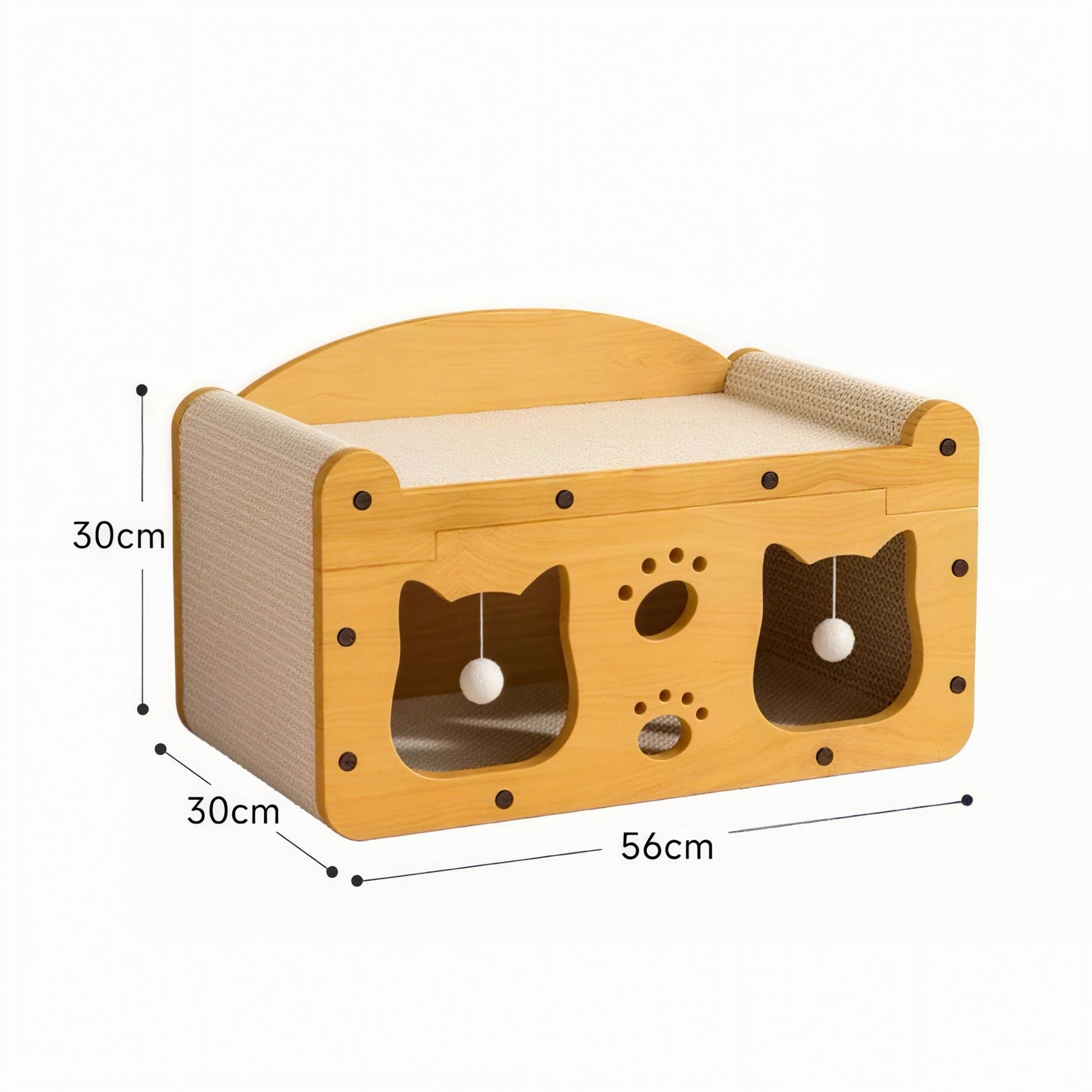 ScratchNest Dual Entry Cat Scratcher - OKIEEPET