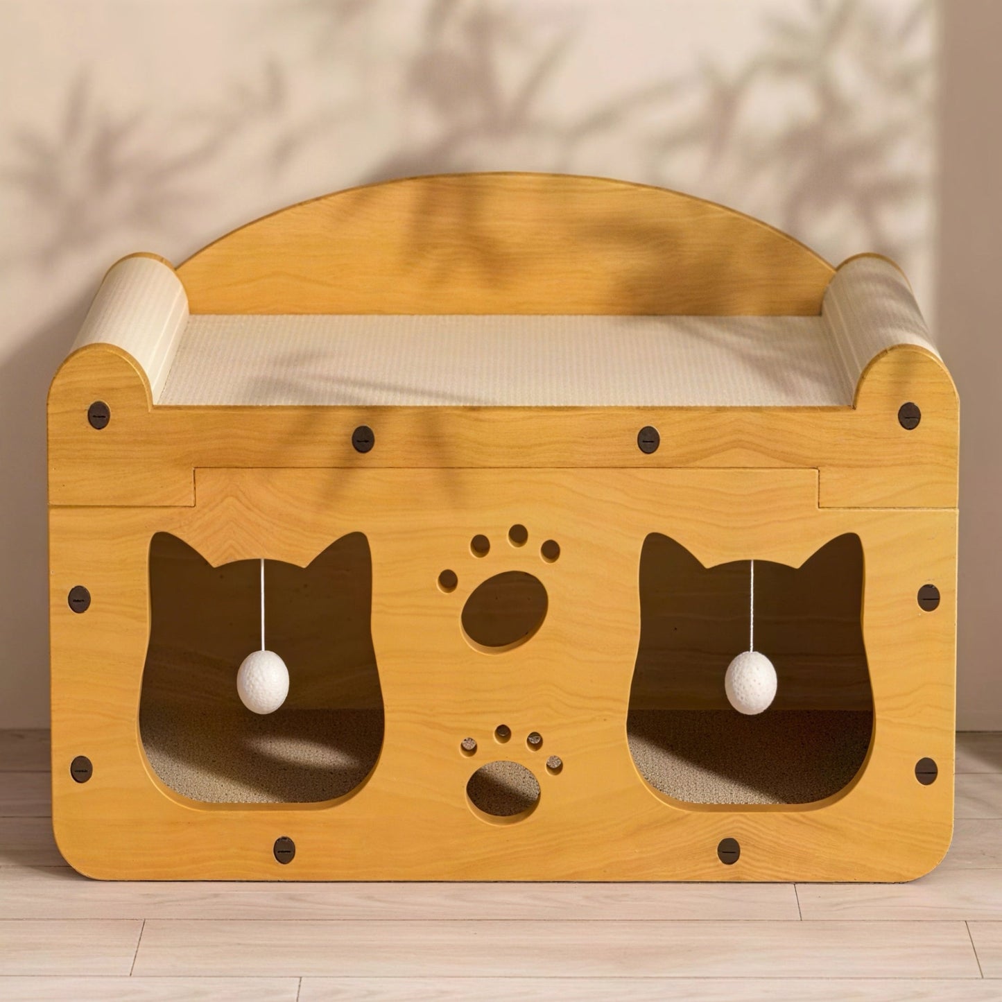 ScratchNest Dual Entry Cat Scratcher - OKIEEPET