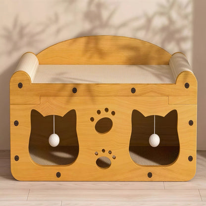 ScratchNest Dual Entry Cat Scratcher - OKIEEPET