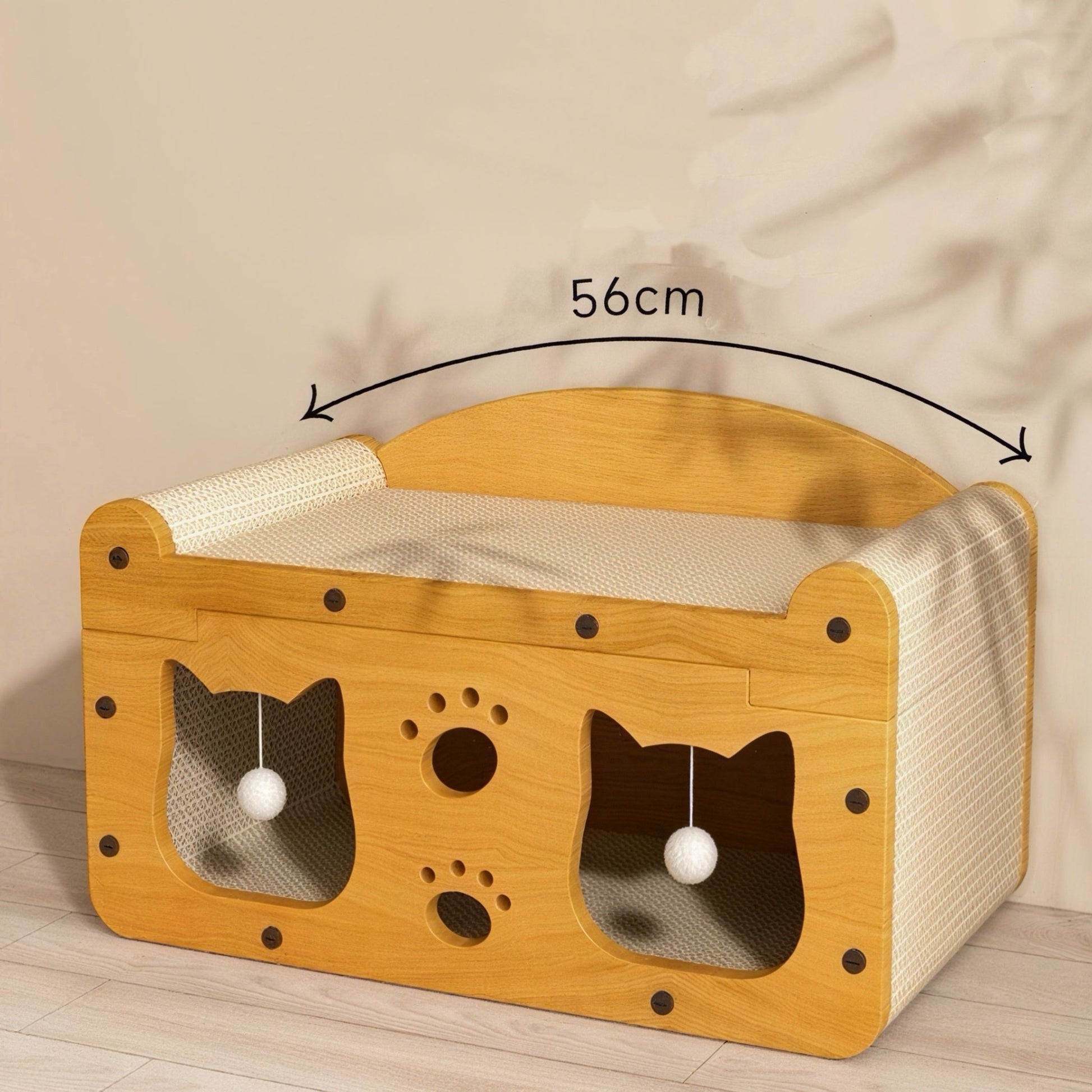 ScratchNest Dual Entry Cat Scratcher - OKIEEPET