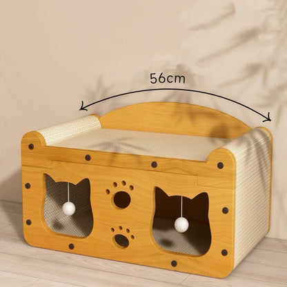 ScratchNest Dual Entry Cat Scratcher - OKIEEPET