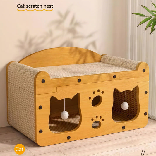 ScratchNest Dual Entry Cat Scratcher - OKIEEPET