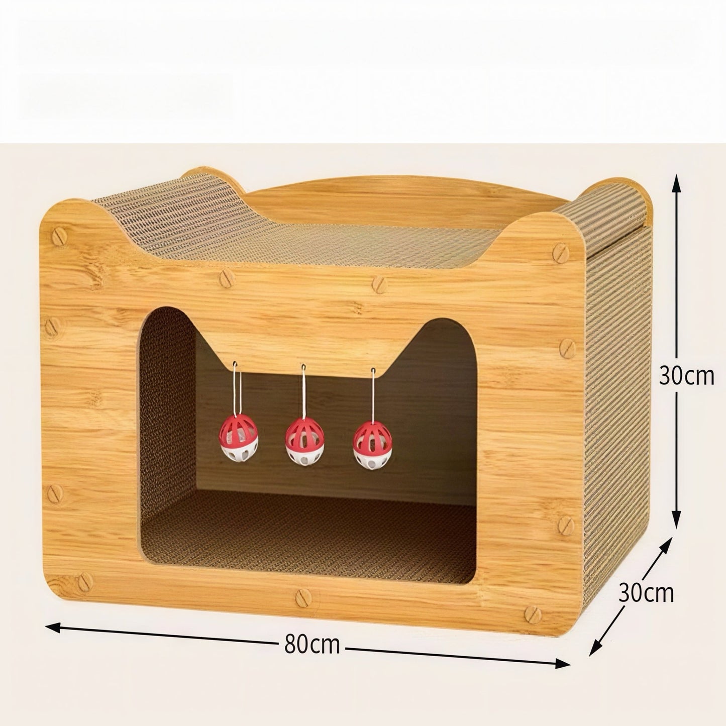 ScratchNest Playhouse Cat Scratcher - OKIEEPET