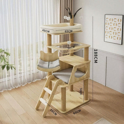 SkyNest Haven Cat Tree - OKIEEPET