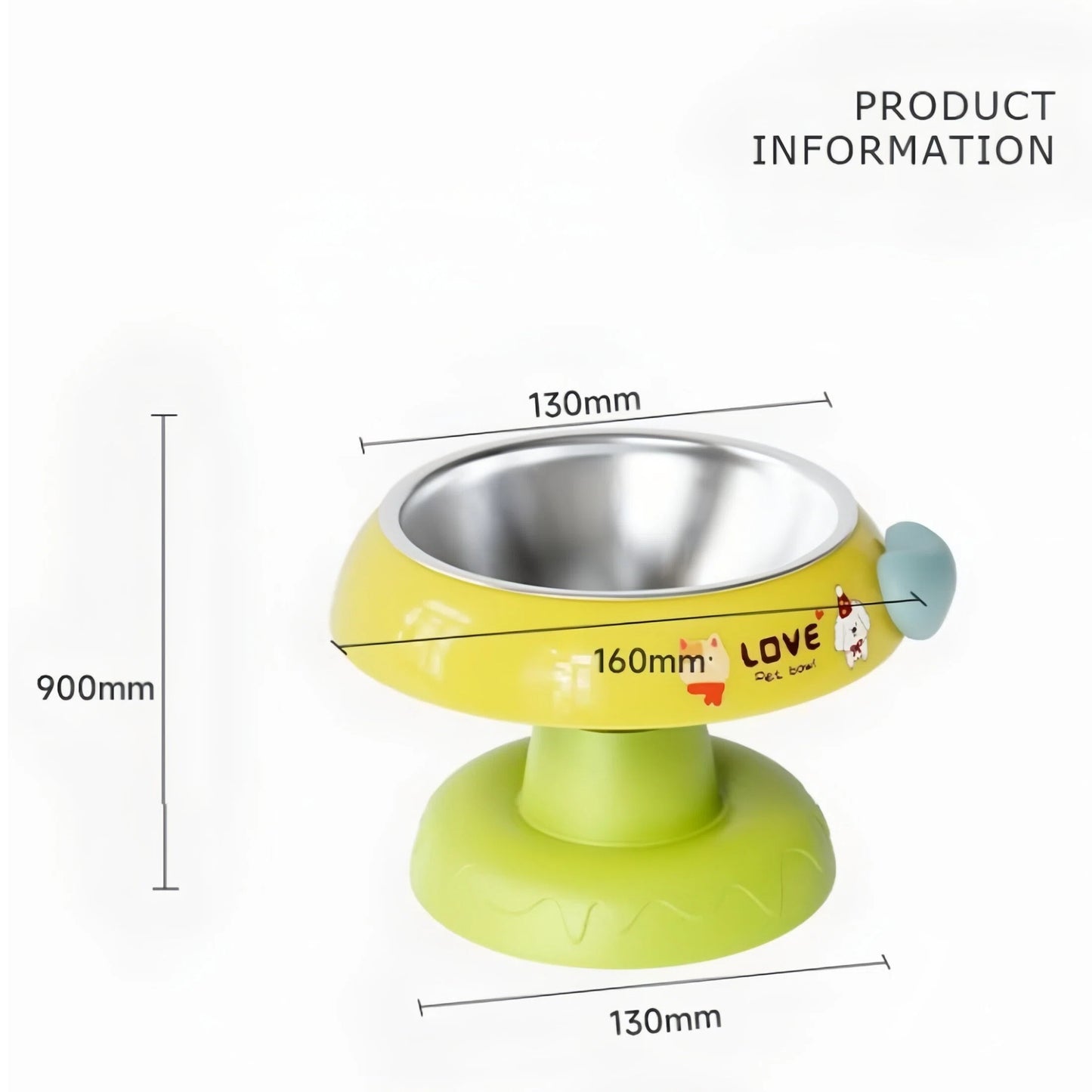 Pre-Order: Anti-Slip Elevated Stainless Bowl