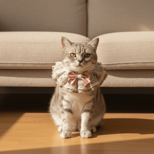 Vintage Floral Accessroies - Beige - OKIEEPET