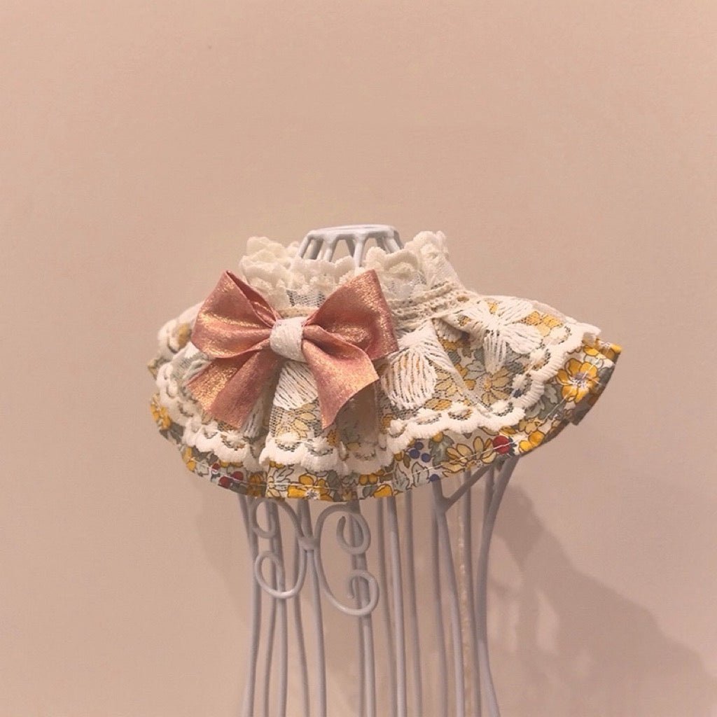 Vintage Floral Accessroies - Beige - OKIEEPET