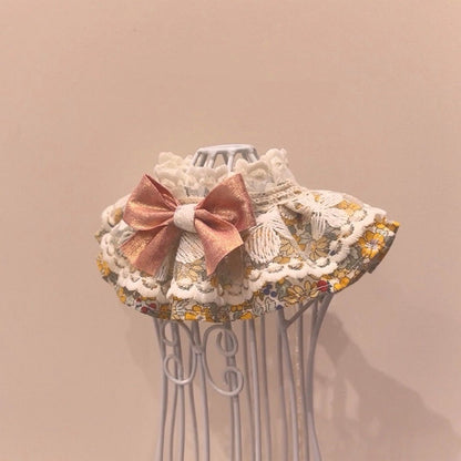Vintage Floral Accessroies - Beige - OKIEEPET