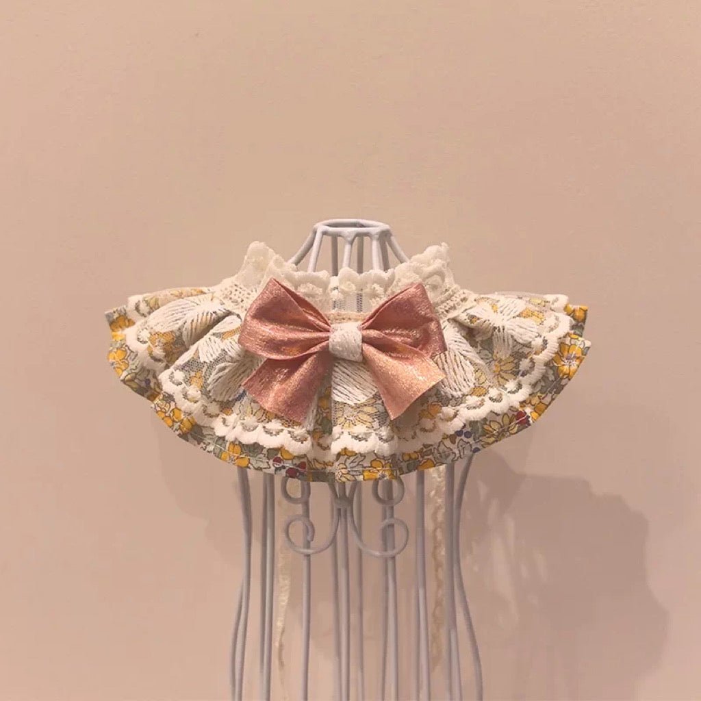 Vintage Floral Accessroies - Beige - OKIEEPET