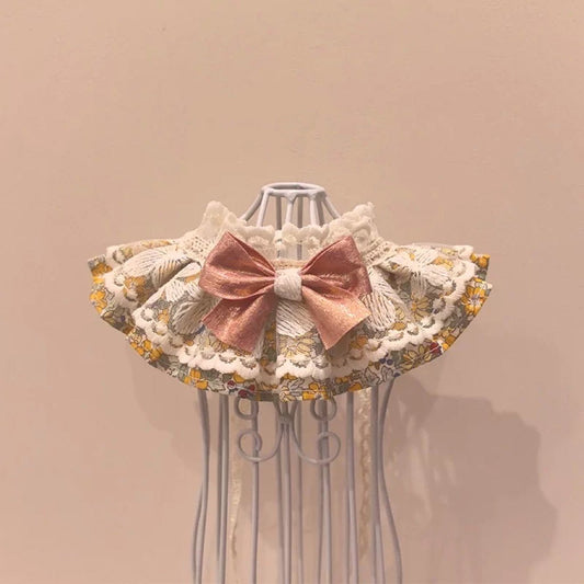 Vintage Floral Accessroies - Beige - OKIEEPET