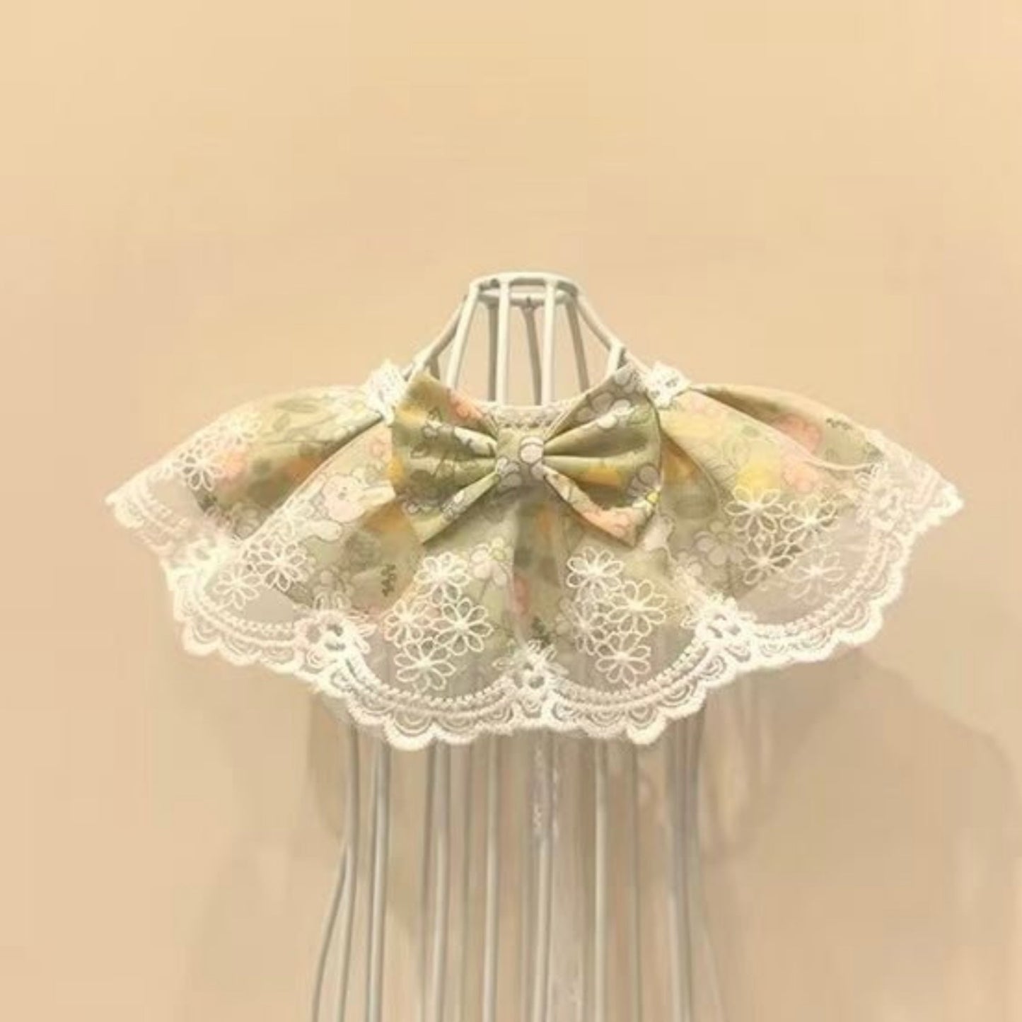 Vintage Floral Accessroies - Green - OKIEEPET