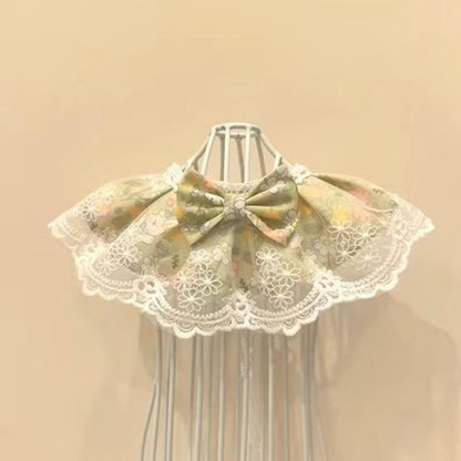 Vintage Floral Accessroies - Green - OKIEEPET