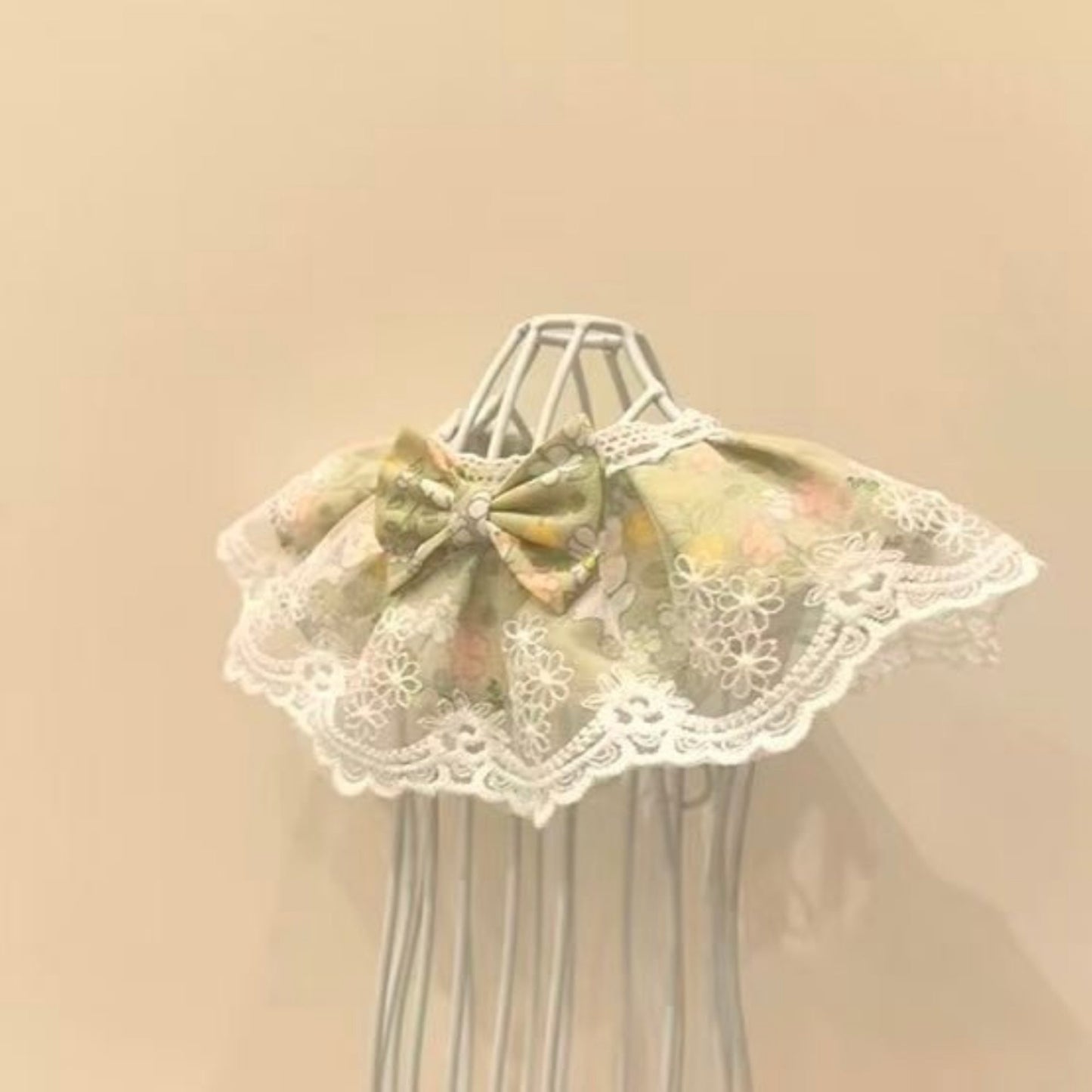 Vintage Floral Accessroies - Green - OKIEEPET
